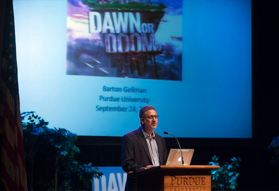 Keynote speaker giving a presentation