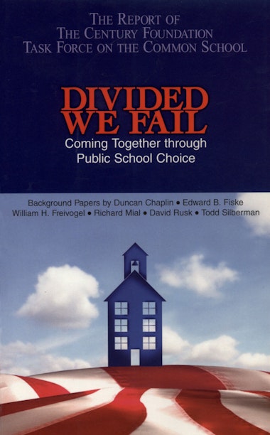 the cover of divided we fail coming together through public school choice