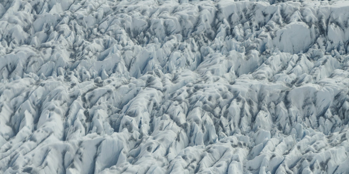 Textured surface of a Glacier