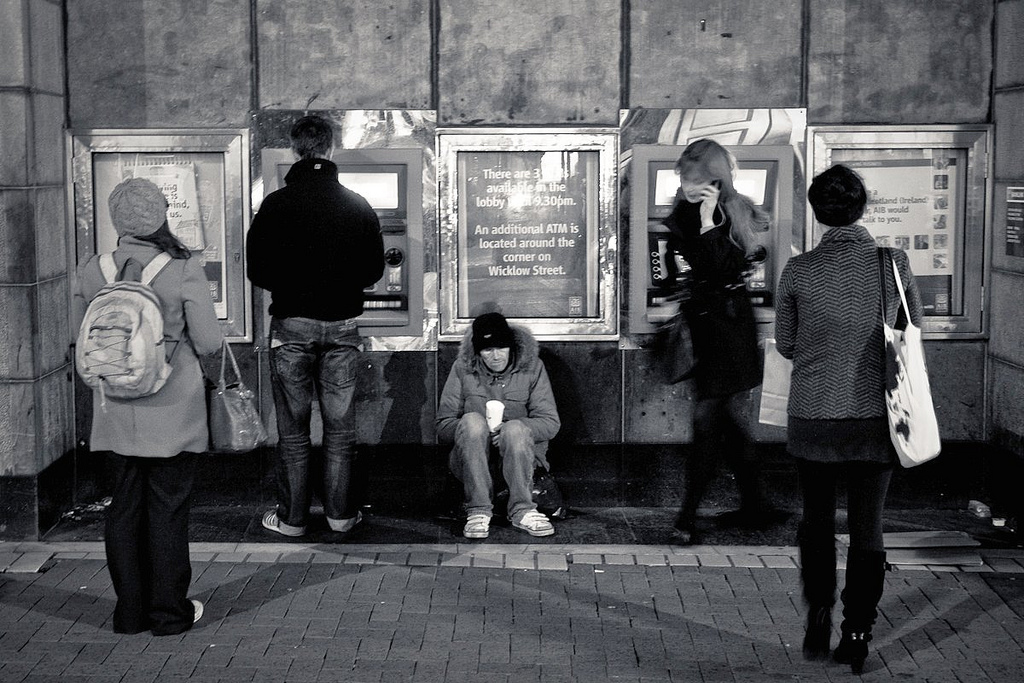 a group of people standing next to each other