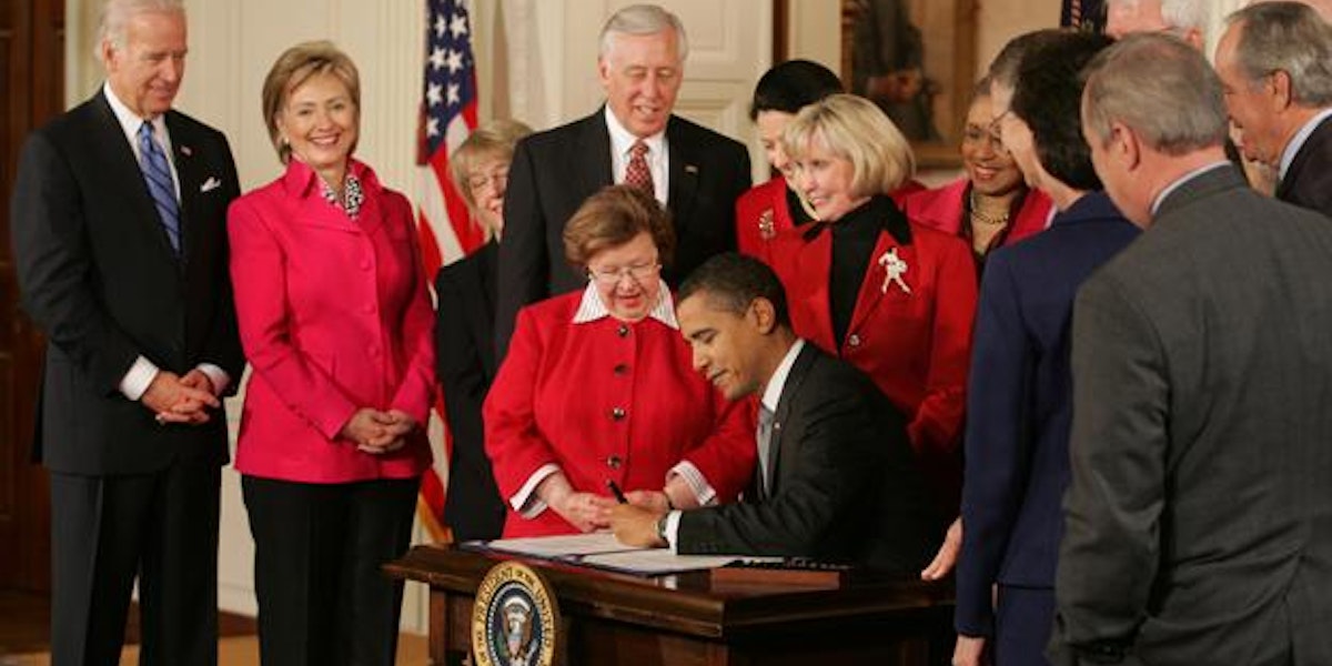 President Barak Obama  Equal Pay Bill Signing East Room