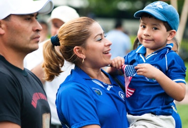 Immigrant Families on the March