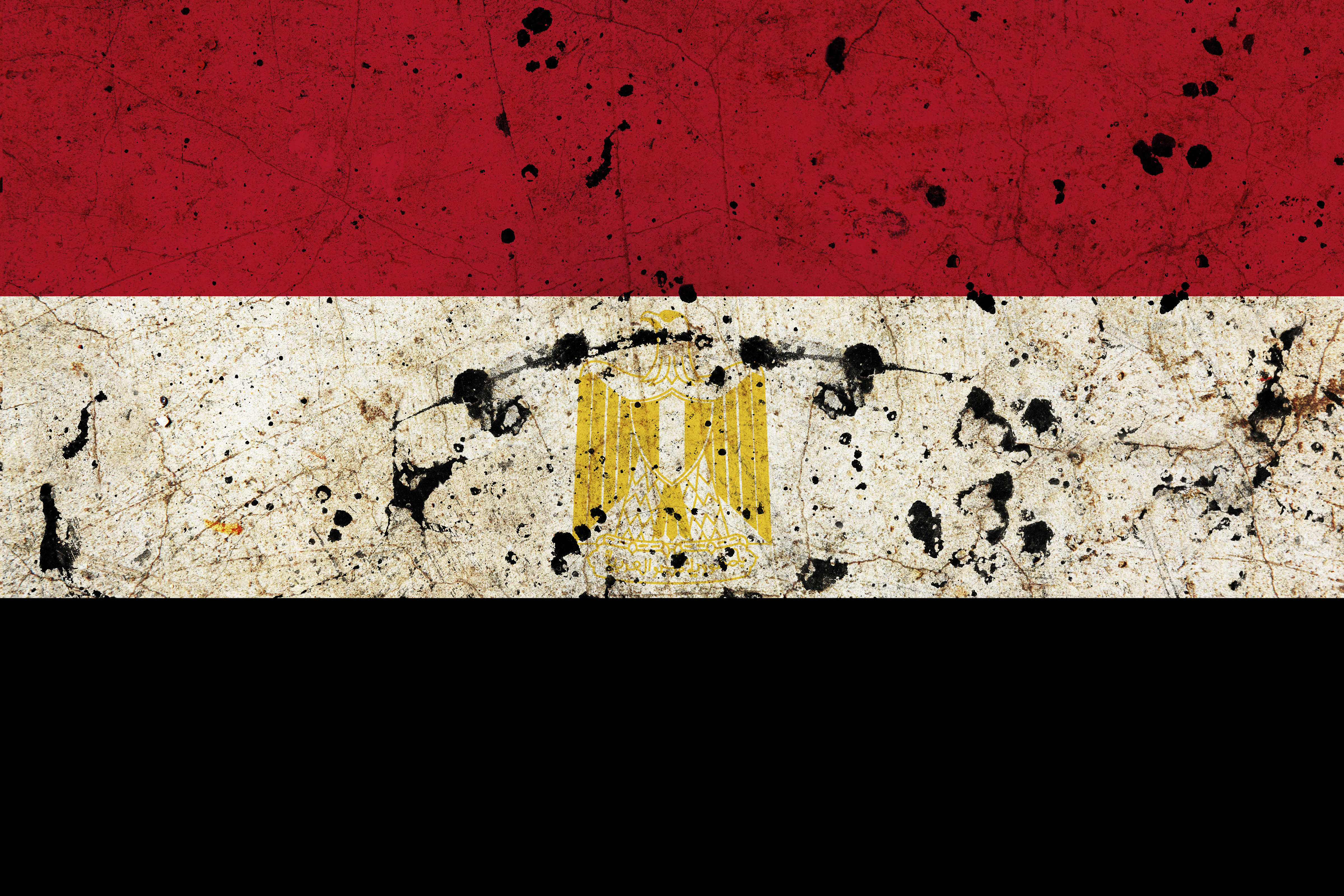 Egypt dirty grunge flag