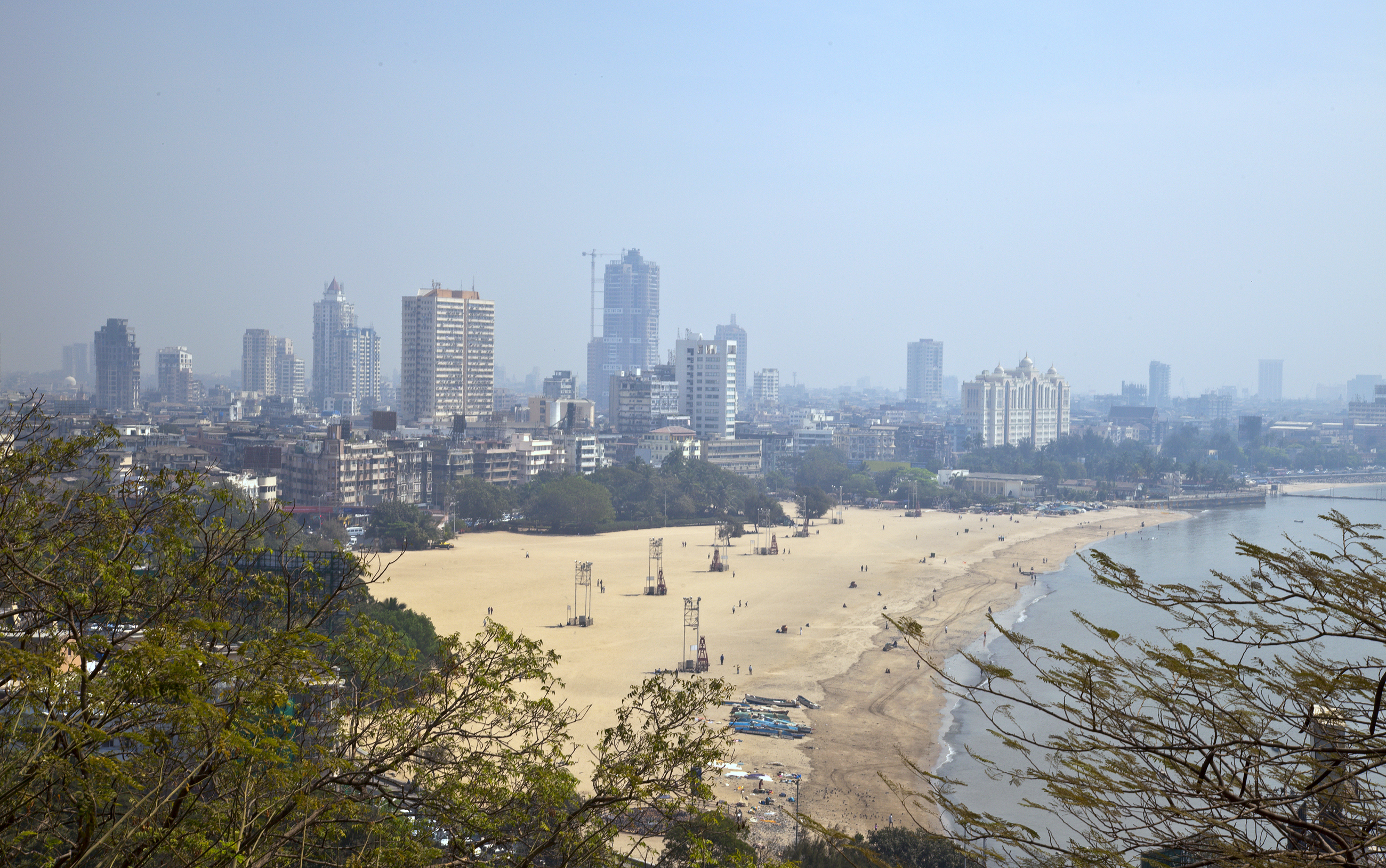 Skyline of Mumbai, India
