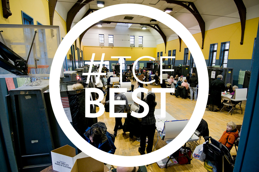 a group of people sitting in a room