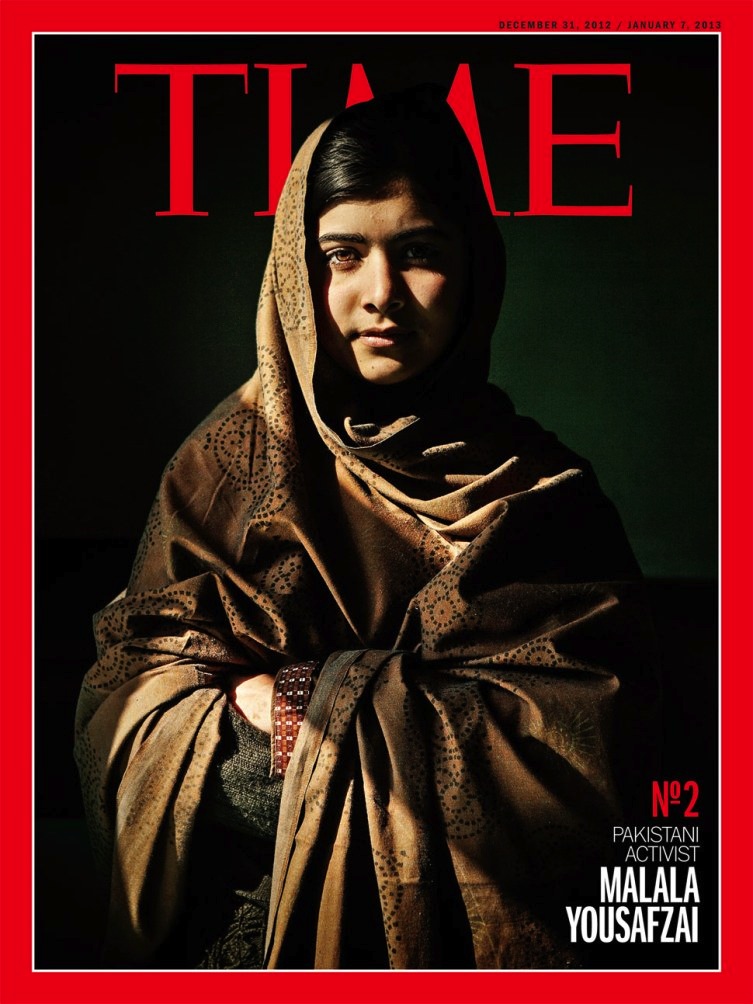 Time Magazine Cover of Masala Yousafzai