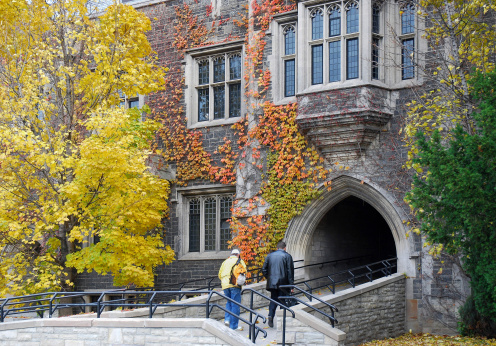 University building in fall