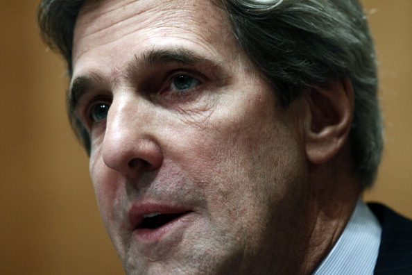WASHINGTON, DC - FEBRUARY 01:  U.S .Sen. John Kerry (D-MA) makes his opening remarks during a hearing of the Senate Foreign Relations Committee on Capitol Hill February 1, 2011 in Washington, DC. The full committee met to hear testimony on the topic of 