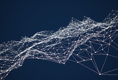 Abstract  Digital network communication internet concept