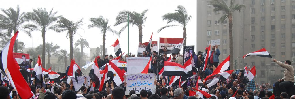 Tahrir - Protests in Tahrir Square on February 25, 2011 © Flickr/intal