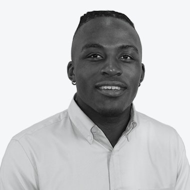 a black and white photo of a man