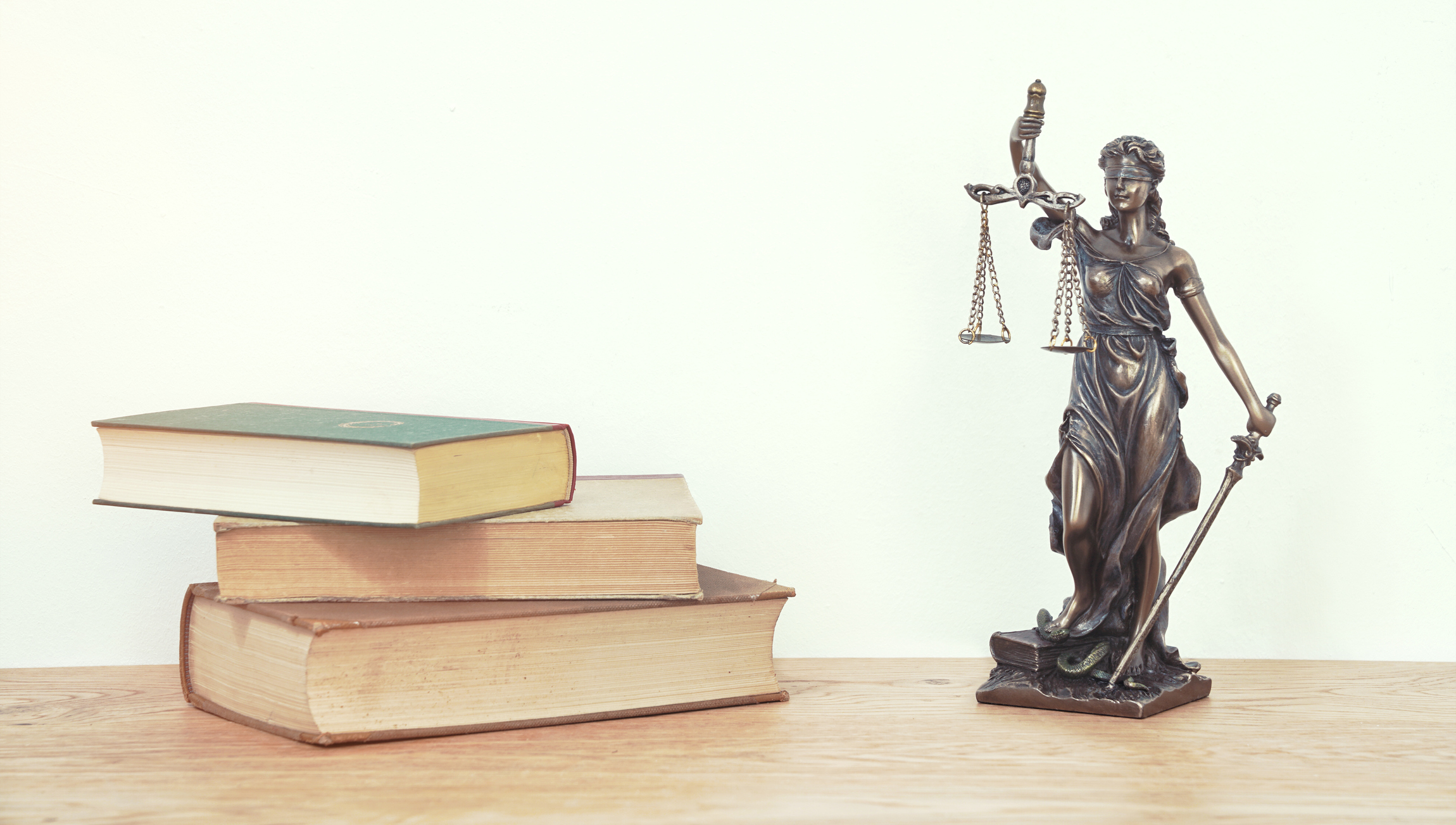 The Statue of Justice - lady justice or Iustitia / Justitia the Roman goddess of Justice