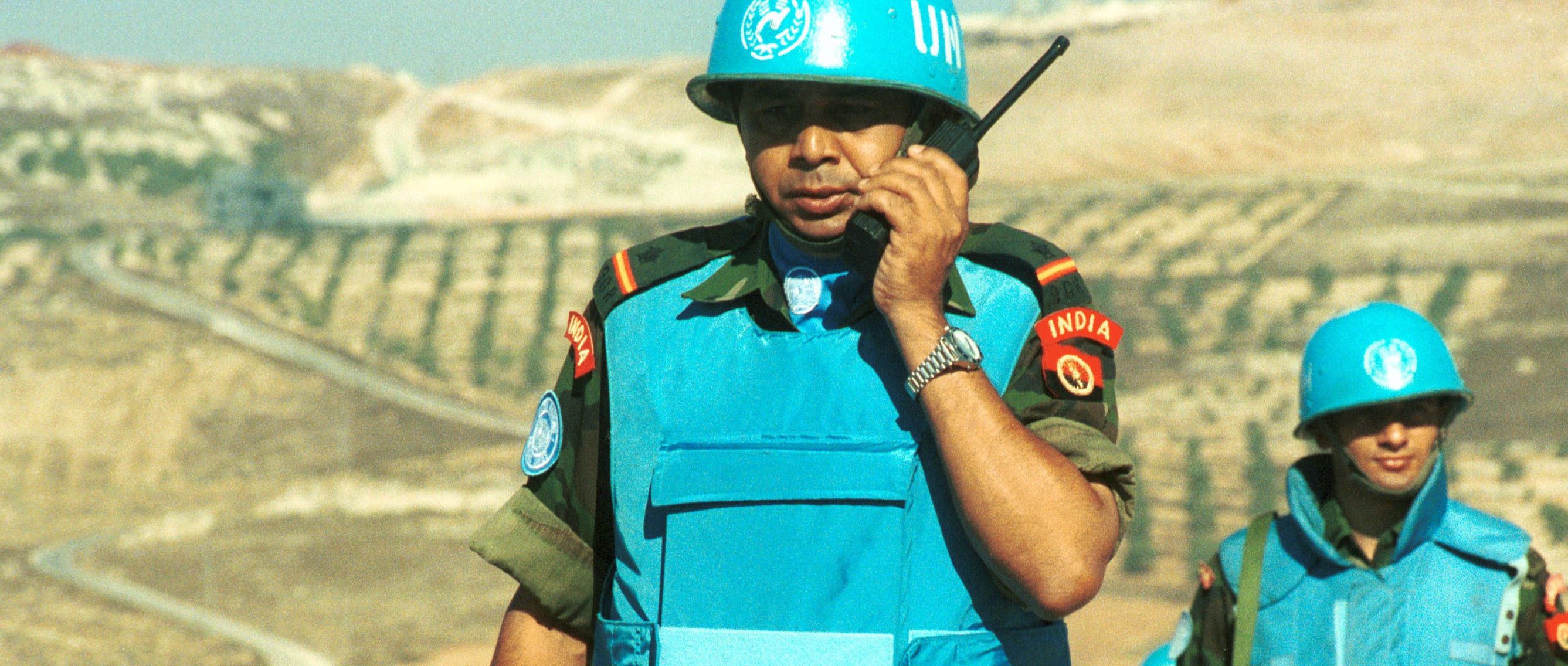 A photograph of United Nations Employee in India