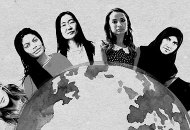 Collage of women around the globe