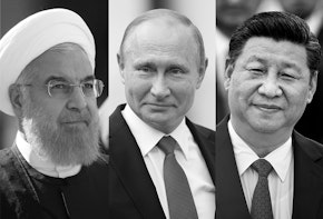 Leaders of Iran, Russia, and China.