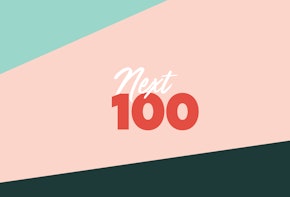 Graphic of the Next 100 Logo