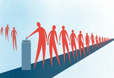 a group of people standing next to each other