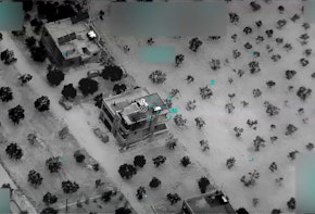 ATMEH, SYRIA - FEBRUARY 2: In this handout provided by the U.S. Department of Defense, Image of compound housing ISIS emir ISIS Leader Abu Ibrahim al-Hashimi al-Qurayshi in northwest Syria prior to a raid executed by U.S. Special forces, February 2, 2022 in Atmeh, Syria. It was reported that al-Qurayshi detonated an explosive device during the operation, killing himself and members of his family. (Photo by U.S. Department of Defense via Getty Images)