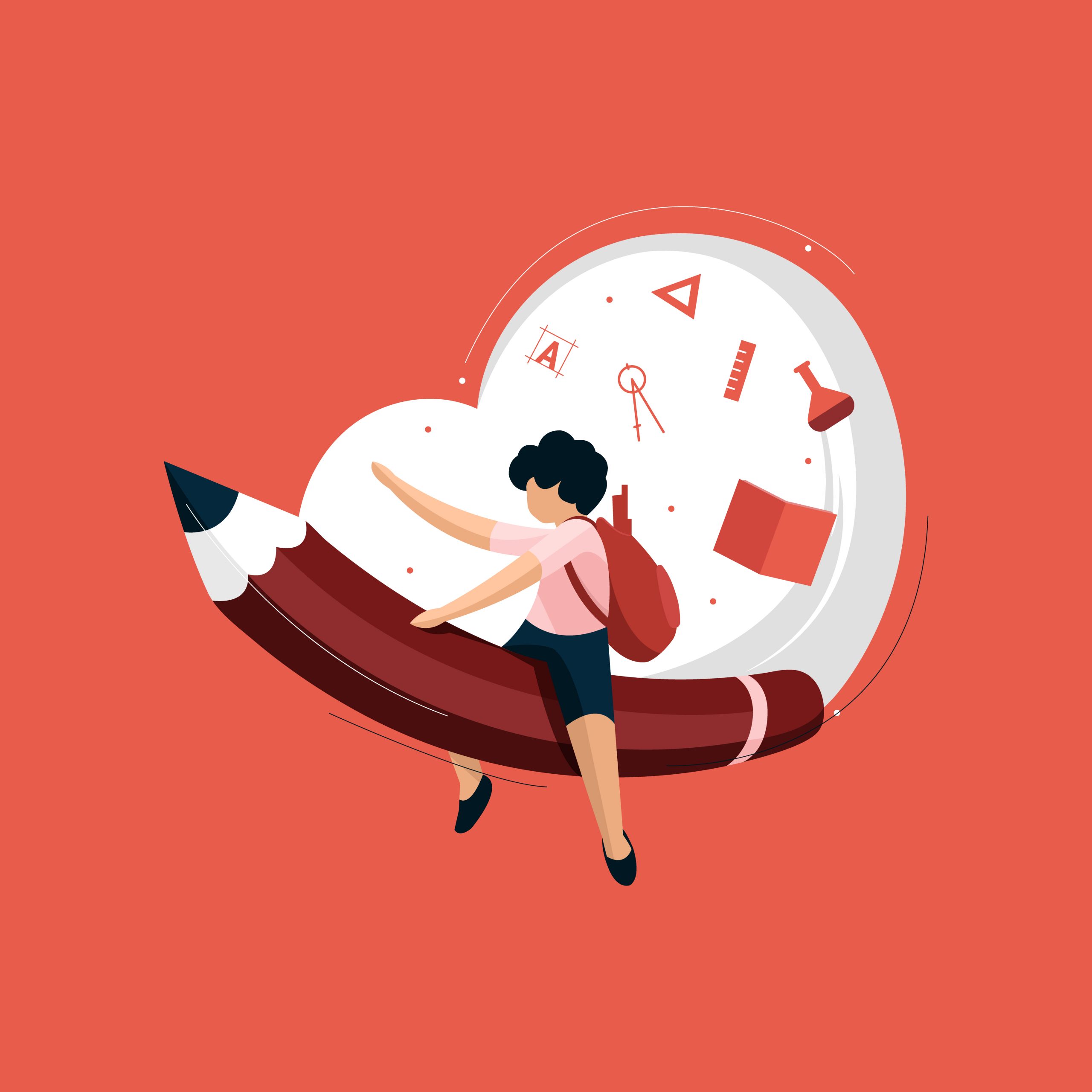 welcome back to school concept