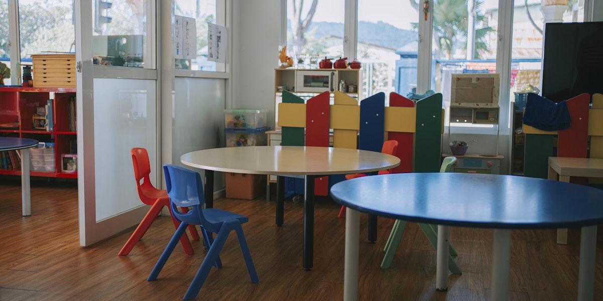 Montessori Preschool kindergarten classroom