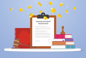 An illustration of a clipboard showing a document that reads