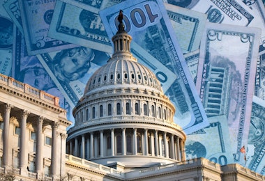 Washington DC - Capitol political contributions, donations, funding and super pacs in American politics