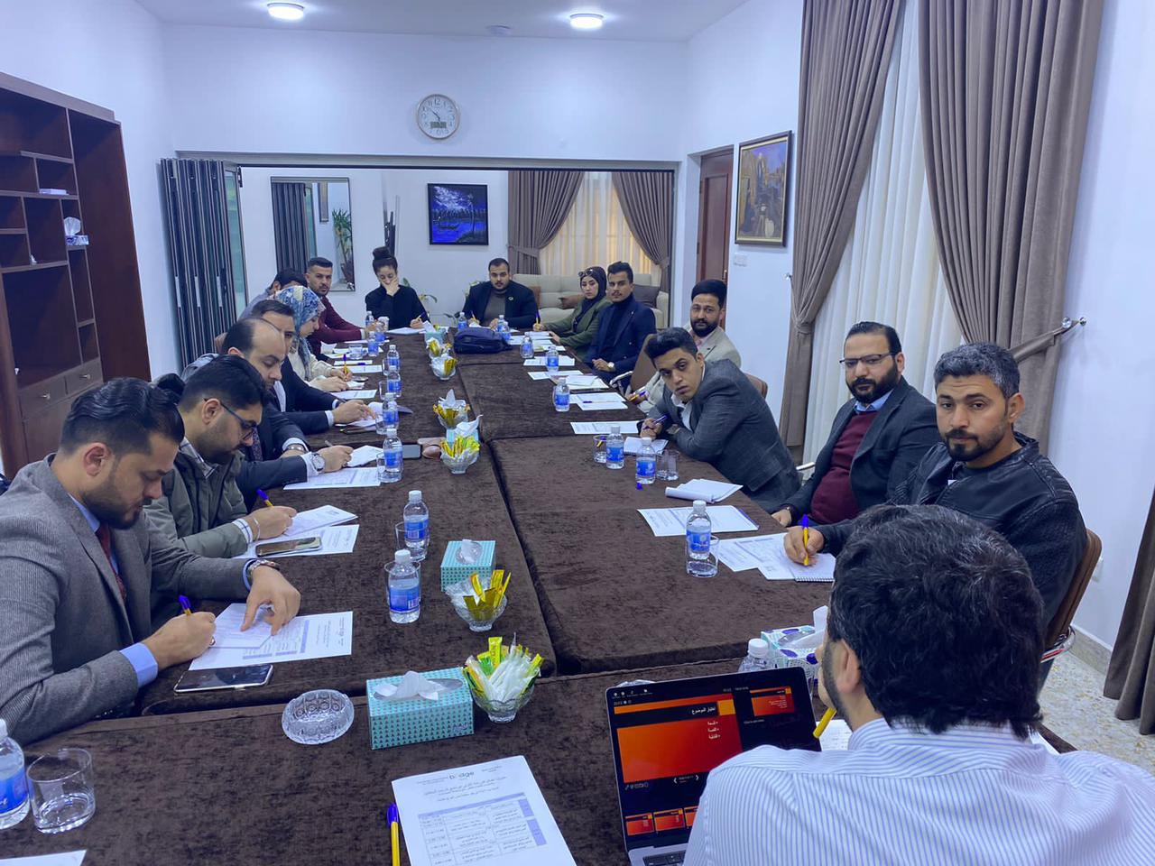 Members of the Iraq Bridge program meet in 2023. Source: Iraq Bridge/Century International
