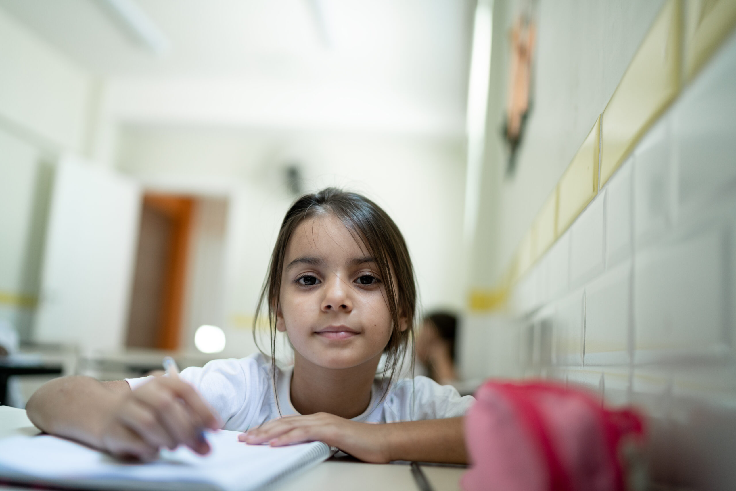 Portrait of a student in the classroom