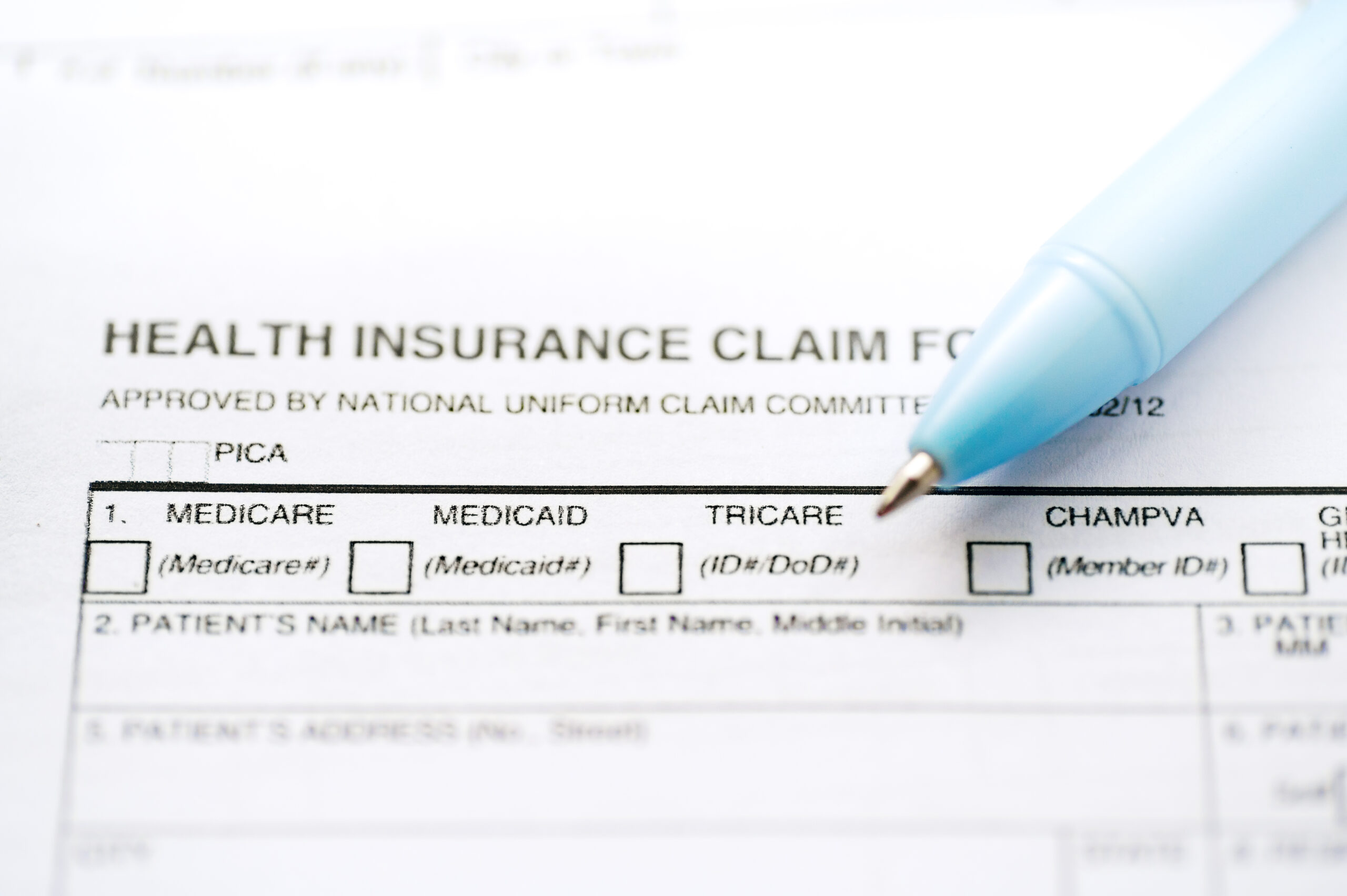 Health Insurance Claim Form form document